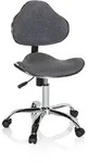 Kinderschreibtischstuhl / Kinderstuhl Kiddy Gti-3 Stoff Grau Hjh Office