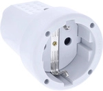 As Schwabe 62223 Schutzkontaktkupplung Pvc 230 V Grau Ip20