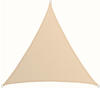Shade Sail Atacama cream triangular l 5x5x5m hdpe - beige
