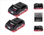Metabo Akku Set 18v Mit 2x Akku Lihd 4,0ah ( 625367000 )