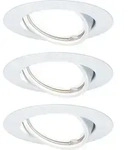 Paulmann - Led Einbauleuchte Base 3er Basisset Wei&szlig; &Oslash; 9 Cm Gu10 Einbauleuchte