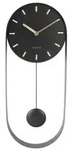 Karlsson Pendel Design Charm Uhr Schwarz 50 Cm