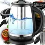 Camry - Cr 1290 Elektrischer Wasserkocher 1,7 L Schwarz, Transparent