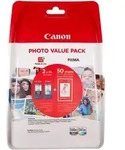 Pg-560xl Schwarz Und Cl-561xl Farbtinte + Fotopapier-sparset, 3712c004 - Canon