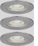Paulmann 94301 Ebl Nova Mini Coin Led-einbauleuchte 3er Set 4 W Eisen