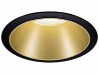 Paulmann - 93395 LED-Einbauleuchte GU10 Schwarz (matt), Gold