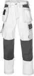 Canvas (270 G/m&sup2;) Bundhose Panama Wei&szlig;/grau Gr&ouml;&szlig;e 106