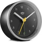 Braun Bc 12 Sb Quarzwecker Silber-schwarz