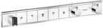 Rainselect Fertigset Unterputz F&uuml;r 5 Verbraucher, - Hansgrohe