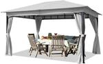 Carpasol - Gartenpavillon 3x4m Ca. 180g/m&sup2; Dachplane Wasserdicht Pavillon - 4
