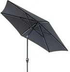 Doppler Sonnenschirm/ Kurbelschirm "active Auto Tilt 300 Led" 300 Cm, Anthrazit,