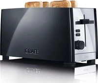 Graef To 102 Toaster Schwarz 1380w 6 Stufen