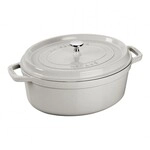 Ovale Cocotte 31 Cm Wei&szlig;e Tr&uuml;ffel