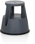 Tritthocker / Rollhocker Tio-m I Kunststoff Dunkelgrau Hjh Office
