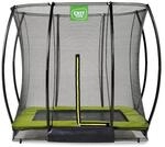 Exit Toys - Exit Silhouette Bodentrampolin 153x214cm Mit Sicherheitsnetz - Gr&uuml;n