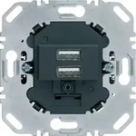 Berker Usb Ladesteckdose 230v 2fach 3a Anthrazit 260205