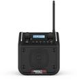 Baustellenradio Dabpro Mit Netzbetrieb Oder 4x C Akku-batterien - Perfectpro