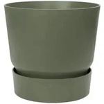 Pflanzgef&auml;&szlig; &bdquo;greenville Round 25&ldquo; In Leaf Green Von Elho D 47 X H 44,1 Cm
