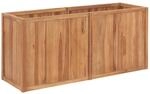 Garten-hochbeet 150 X 50 X 70 Cm Massivholz Teak Vidaxl