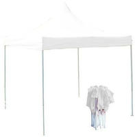 Carpasol - 3x3 M Faltpavillon, Economy Stahl 30mm, Wei&szlig;