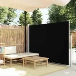 Ausziehbare Seitenmarkise 170&times;300 Cm Schwarz Vidaxl