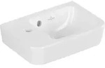 Villeroy&boch - Handwaschbecken Compact O.novo 360x250mm Eckig Beckenposition Rechts,