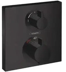 Ecostat Square - Thermostatarmatur - Unterputz F&uuml;r 2 Verbraucher, Schwarz Matt