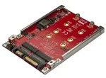 Startech.com Dual-slot M.2 Auf Sata Adapter F&uuml;r 2,5" Laufwerksschacht - Raid