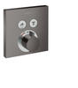 ShowerSelect Thermostat, Unterputz, 2 Verbraucher, 15763, Farbe: Brushed Black -