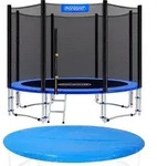 Trampolin &Oslash; 244/305/366/426 Cm Komplettset Inkl. Sicherheitsnetz, Leiter,