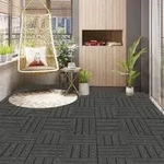 Woltu Wpc Terrassenfliesen Holzoptik Terrassendielen Fliese In Bodenbelag Mit