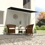 Einziehbare Markise 300&times;150 Cm Anthrazit Vidaxl