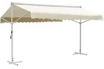 Vidaxl Free Standing Awning 500x300 Cm Cream