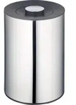 Keuco - Abfallbeh&auml;lter Chrom Finish Schwarz 5l 04989010037