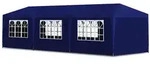Partyzelt 3x9 M Blau Vidaxl