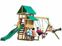 Backyard Discovery - Spielturm Belmont aus Holz xxl Spielhaus für Kinder mit