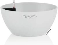 Lechuza&reg; Pflanzschalen Cubeto Stone 30 Quarzwei&szlig; All-in-one