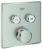 Grohe - Grohtherm SmartControl Thermostat mit zwei Absperrventilen, Farbe: Supersteel