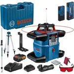 Bosch Rotationslaser Grl 600 Chv, Messstab, Baustativ, Akku, Ladeger&auml;t, Zubeh&ouml;r,