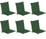 6er Set Beautissu Niederlehner Auflage Loft Nl 100x50x6cmdunkelgr&uuml;n