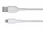 Belkin Lightning Lade/sync Kabel 1m, Ummantelt, Mfi Zert, Wei&szlig; Kabel Und Adapter