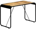 Esstisch 118&times;60&times;76 Cm Raues Massivholz Mango Vidaxl
