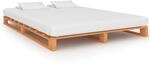 Palettenbett Braun Kiefernholz 140x200 Cm Vidaxl