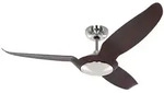 Energiespar Deckenventilator Eco Talos Chrom / Nussbaum