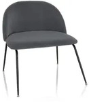 Loungesessel / Living Stuhl Velvo Samt Grau Hjh Office