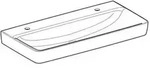 Keramag - Geberit Renova Plan, Aufsatz-waschtisch , 100x48 Cm, 2