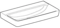 Keramag - Geberit Renova Plan, Waschtisch, 85x48 Cm, Ohne Hahnloch, Ohne