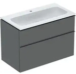 Geberit Icon Set M&ouml;belwaschtisch Mit Unterschrank, 2 Schubladen,