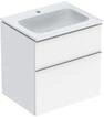 Ge Icon Set Mwt M. Us, 2 Schubl. 60x63x48cm, Wei&szlig; Hgl./griff Chrom