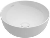 Villeroy & Boch Artis Aufsatzwaschbecken, Rund, Ohne &Uuml;berlauf,